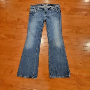 Womens American Eagle Artist Flare Jean Size 14 Regular